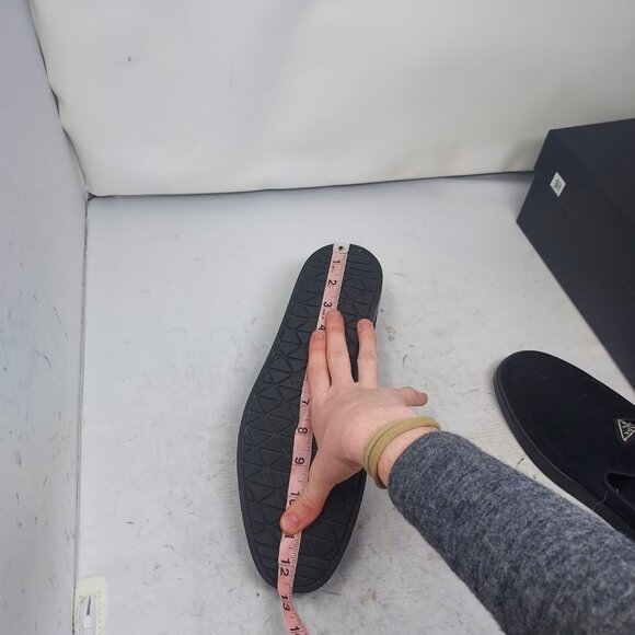 Prada Logo Black Mens Suede Loafer Size UK 11 /US 12 MENS Comes with box and dus - Picture 6 of 10